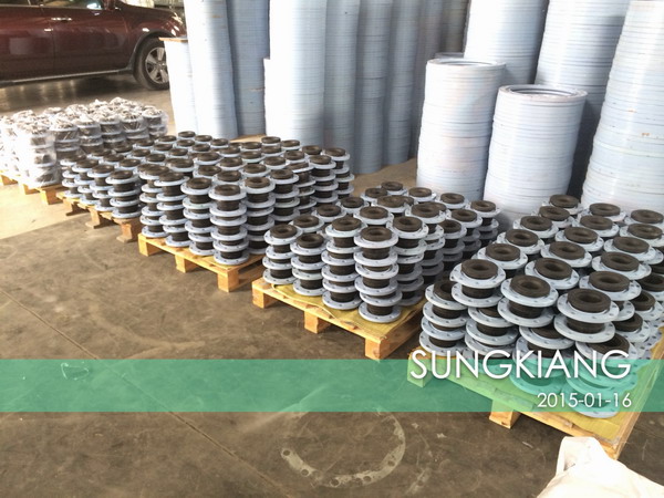 上海水泵廠配套橡膠接頭發貨