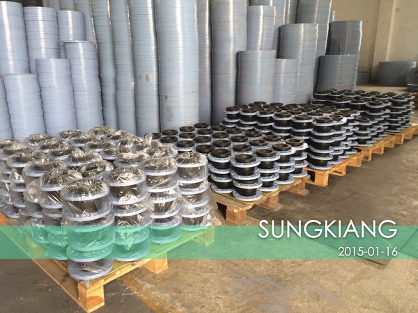 上海水泵廠配套橡膠接頭發貨