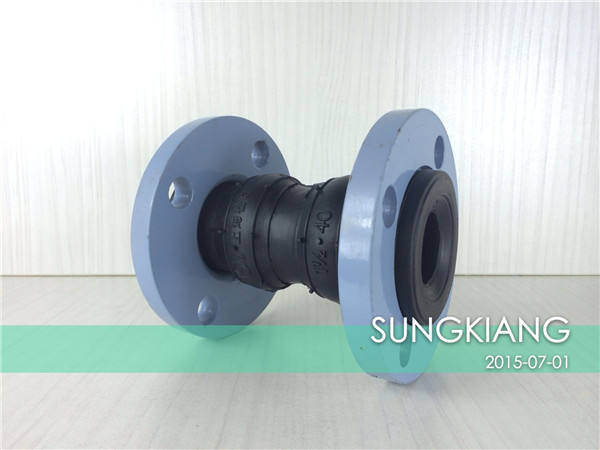 齒輪增壓泵配套橡膠軟連接 DN40雙球橡膠接頭,上海DN40雙球橡膠接頭,淞江DN40雙球橡膠接頭