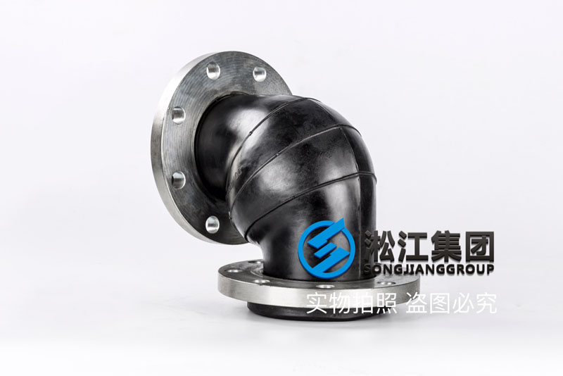 DN100口徑橡膠接頭,比較少見的KWT可撓橡膠彎頭 WGD型90度橡膠伸縮節產品圖